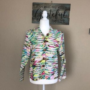 Life Style petite long sleeves jacket colorful